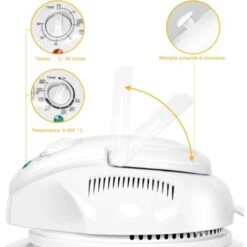 RELAX4LIFE Forno Ad Aria Ventilato Con Capacità 17 Litri, Forno Alogeno Per Cottura Senza Olio, Forno Multifunzione Con Temperatura Regolabile 65°C-250°C, Funzione Timer E Potenza 1200-1400W -Elettrodomestici Negozio 67415140 3
