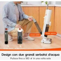 ULTENIC AC1 - Aspirapolvere Senza Fili - Umido/Secco -15000Pa - 45min Di Autonomia -Elettrodomestici Negozio 68980640 3