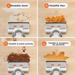 ULTENIC AC1 - Aspirapolvere Senza Fili - Umido/Secco -15000Pa - 45min Di Autonomia -Elettrodomestici Negozio 68980640 4