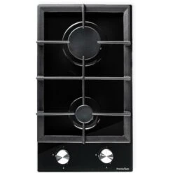 PremierTech PC302G Piano Cottura A Gas Domino 2 Fuochi 30cm Vetro Nero -Elettrodomestici Negozio 70294394 5