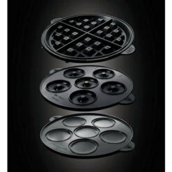 Piastra Per Cialde 3in1 900w Nera / Rossa - 24620-56 - Russell Hobbs -Elettrodomestici Negozio 70414346 3