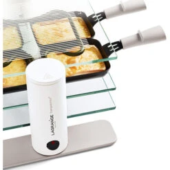 Macchina Per Raclette 4 Persone 600w In Vetro - 009408 - Lagrange -Elettrodomestici Negozio 70414432 4
