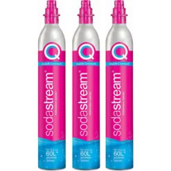 Set Di 3 Bombole Di Gas Co2 Ad Attacco Rapido 60l Per Gassificatore - 3 X Cylindre Quick Connect - Sodastream