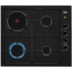 Piano Cottura Misto 60cm 4 Fuochi Nero - Fgm64300b - Faure