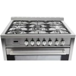 Fornello A Gas In Acciaio Inox 103l 5 Fuochi - Acms2005xs - Amica -Elettrodomestici Negozio 70415705 3