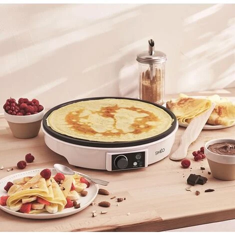Macchina Per Crepes 30cm 1000w Bianca - Cre245 - Simeo 6 Macchina Per Crepes 30cm 1000w Bianca - Cre245 - Simeo - immagine 4