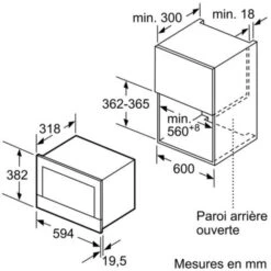 Microonde Da Incasso 21l 900w Acciaio Inox / Nero - Bf634lgs1 - Siemens -Elettrodomestici Negozio 70416412 4