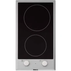 Tavolo Domino In Vetroceramica 30cm 2 Fuochi In Acciaio Inox - Hdcc32200x - Beko