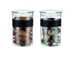 Bodum K11828-01SA - Barattolo Portaoggetti, 0,6 L, Colore: Nero -Elettrodomestici Negozio 70787204 3