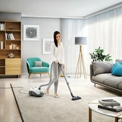 Electrolux EEG41IW Aspirapolvere Con Sacco, Hygiene Filter 12, 600 W, 3.5 Litri, 80 Decibel, Bianco -Elettrodomestici Negozio 70816305 3