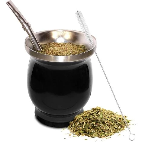 Bombilla Calabash Mate Kit Per Yerba Mate E Spazzola Per Bottiglie - Contiene 1 Tazza 1 Cannuccia Filtrante In Acciaio Inossidabile Di Alta Qualità 1 Spazzola Per La Pulizia 3 Ebook Gratuiti 3 Bombilla Calabash Mate Kit Per Yerba Mate E Spazzola Per Bottiglie - Contiene 1 Tazza 1 Cannuccia Filtrante In Acciaio Inossidabile Di Alta Qualità 1 Spazzola Per La Pulizia 3 Ebook Gratuiti