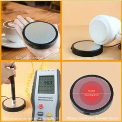 Scalda Tazze Da Caffè, Sottobicchiere Riscaldato Elettrico USB, Scalda Teiera, Fornisce Una Temperatura Costante Per Caffè, Latte E Bevande In Ufficio E A Casa -Elettrodomestici Negozio 71080174 4