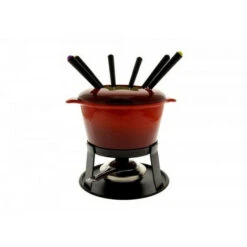 Set Fonduta 6 Forchette Rosse - Hhf0255 - Tableandcook