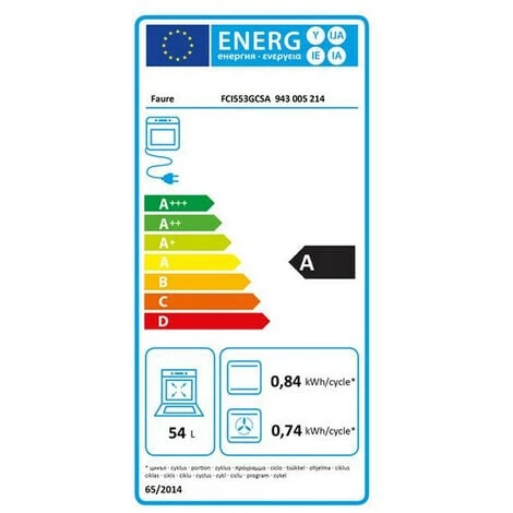 Piano Cottura A Induzione 54l 3 Fuochi Argento - Fci553gcsa - Faure 4 Piano Cottura A Induzione 54l 3 Fuochi Argento - Fci553gcsa - Faure - immagine 2