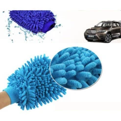 Guanto Per Lavaggio Auto In Morbida Ciniglia Microfibra -Elettrodomestici Negozio 71366953 2