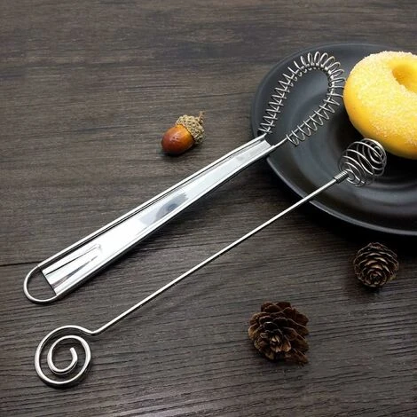 Acciaio Inossidabile Manuale Per Montare La Panna E L'impasto Piccolo Strumento Di Cottura Miele Bastoncino Per Miele Cucchiaio Di Miele Caricato A Molla Frullino Per Le Uova Mixer Per Bevande Frullin 7 Acciaio Inossidabile Manuale Per Montare La Panna E L'impasto Piccolo Strumento Di Cottura Miele Bastoncino Per Miele Cucchiaio Di Miele Caricato A Molla Frullino Per Le Uova Mixer Per Bevande Frullin - immagine 5