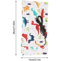 Scaldabiberon USB - Delaman Scaldabiberon Portatile Da Viaggio Scaldabiberon Coperchio Per Isolamento Termostato Ciambella (Color : Dinosaur-Pattern) -Elettrodomestici Negozio 71884593 4