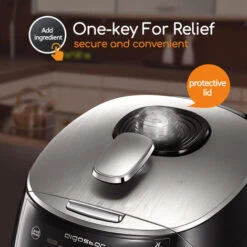 Aigostar Pentola A Pressione Programmabile E Multifunzionale, 7 In 1, Ricetta PDF Online. 5 Litri Con Pentola Interna Antianderente, 900W -Elettrodomestici Negozio 72603459 4