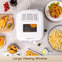 Aigostar Indra 30HEX - Friggitrice 1650Watts, Capacità 2,5Litri Con Finestra, Controllo Di Temperatura, Indicatori Luminasi. BPA Assente -Elettrodomestici Negozio 72603498 4