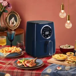 Taylor Swoden Marina - Friggitrice Ad Aria Senza Olio 8 In 1 Con Pannello Touch A LED. Cestello Interno Antiaderente Da 4.2L, Ideale Per Una Famiglia Da 4/6 Persone. Potenza Da 1400w, Color Blu 9 Taylor Swoden Marina - Friggitrice Ad Aria Senza Olio 8 In 1 Con Pannello Touch A LED. Cestello Interno Antiaderente Da 4.2L, Ideale Per Una Famiglia Da 4/6 Persone. Potenza Da 1400w, Color Blu -Elettrodomestici Negozio 72603500 3