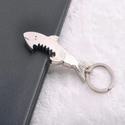 1 PC Bere Birra Apribottiglie Portachiavi Apri Portachiavi Bar Acquario Pesca Regalo (Colore: Argento) -Elettrodomestici Negozio 72876828 4