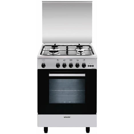 Glem A664VI Libera Installazione Piano Cottura A Gas, Acciaio Inossidabile 3 Glem A664VI Libera Installazione Piano Cottura A Gas, Acciaio Inossidabile