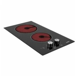 Samet Piano Cottura Antek Vetroceramica Elettrico Nero 2 Zone