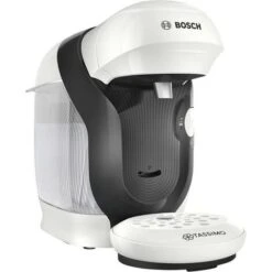 Bosch Haushalt Style TAS1104 Bianco, Nero Macchina Per Caffè Con Capsule One Touch, Regolabile In Altezza