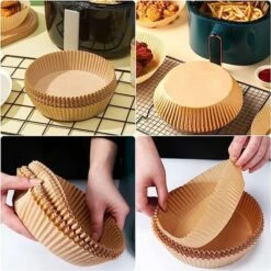 100PZ Carta Pergamena Fodera Per Friggitrice Ad Aria, Fodera Di Carta Usa E Getta Per Friggitrice Ad Aria,Carta Da Forno Per Padelle, Forno E Friggitrice Ad Aria Calda (Marrone 100PZ)164.5cm 9 100PZ Carta Pergamena Fodera Per Friggitrice Ad Aria, Fodera Di Carta Usa E Getta Per Friggitrice Ad Aria,Carta Da Forno Per Padelle, Forno E Friggitrice Ad Aria Calda (Marrone 100PZ)164.5cm -Elettrodomestici Negozio 74550404 3