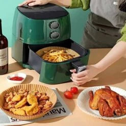 100PZ Carta Pergamena Fodera Per Friggitrice Ad Aria, Fodera Di Carta Usa E Getta Per Friggitrice Ad Aria,Carta Da Forno Per Padelle, Forno E Friggitrice Ad Aria Calda (Marrone 100PZ)164.5cm 10 100PZ Carta Pergamena Fodera Per Friggitrice Ad Aria, Fodera Di Carta Usa E Getta Per Friggitrice Ad Aria,Carta Da Forno Per Padelle, Forno E Friggitrice Ad Aria Calda (Marrone 100PZ)164.5cm -Elettrodomestici Negozio 74550404 4