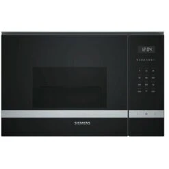 Siemens BE555LMS0 Forno Microonde Da Incasso Con Grill Capacità 25 Litri Potenza 900 Watt Colore Nero / Acciaio Inox