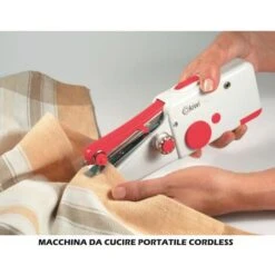 MACCHINA DA CUCIRE PORTATILE CORDLESS