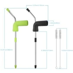 Confezione Da 2 Boccaglio Per Birra, Boccaglio Per Birra, Imbuto Per Bong Per Birra Con 2 Spazzole Per La Pulizia, Distributore Di Birra Per Party, Distributore Di Birra, Attrezzi Per Bere Da Bar, Dop -Elettrodomestici Negozio 74926573 2