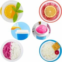 Fai Da Te Slushy Maker Cup Doppi Strati Coppa Di Silice, Frullato Pinch Ice Cup, Tazza Di Raffreddamento, Strumenti Per Freeeze, Tazza Di Spremitura Portatile Ghiacciata, Macchina Per Il Latte Fatta I -Elettrodomestici Negozio 74926789 5