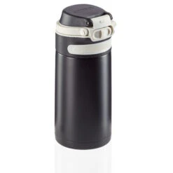 Leifheit 03243 Tazza Da Viaggio 350 Ml Nero Acciaio Inossidabile