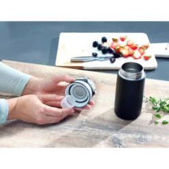 Leifheit 03243 Tazza Da Viaggio 350 Ml Nero Acciaio Inossidabile -Elettrodomestici Negozio 76021898 4