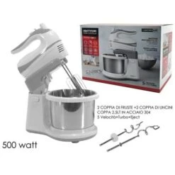 SBATTITORE CIOTOLOA GIREVOLE ACCIAIO 500 WATT