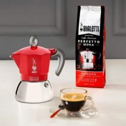 Caffettiera Moka Macchinetta Per Preparare Il Caffè Bialetti Induction Rossa Capacità 2 Tazze -Elettrodomestici Negozio 76038293 3