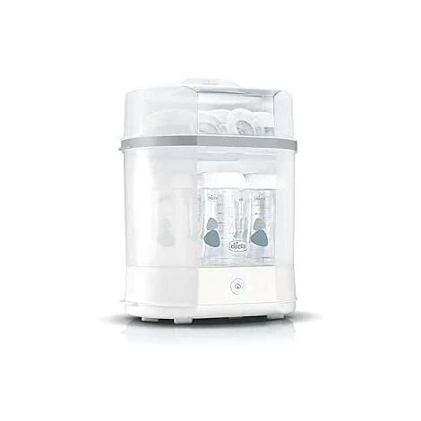 Chicco Sterilizzatore A Vapore, Sterilizzatore Biberon, Tiralatte E Ciuccio, Con 3 Configurazioni E Spegnimento Automatico, Adatto Al Microonde, Per Sterilizzare Fino A 6 Biberon Da 330 Ml, Bianco 3 Chicco Sterilizzatore A Vapore, Sterilizzatore Biberon, Tiralatte E Ciuccio, Con 3 Configurazioni E Spegnimento Automatico, Adatto Al Microonde, Per Sterilizzare Fino A 6 Biberon Da 330 Ml, Bianco
