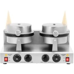 Piastra Per Waffles Doppia Piastra Per Cialde 2000 W 0 - 5 Min Timer -Elettrodomestici Negozio 77083191 5