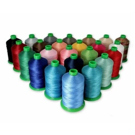 Tendaggimania BOBINA FILATO Rocchetto Filo Per Macchine Da Cucire, Cono Da 3000 Mt, 100% Poliestere- Colore: Bottiglia 12 4 Tendaggimania BOBINA FILATO Rocchetto Filo Per Macchine Da Cucire, Cono Da 3000 Mt, 100% Poliestere- Colore: Bottiglia 12 - immagine 2