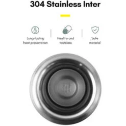 Bottiglia D'acqua Isolata Sottovuoto In Acciaio Inossidabile A Doppio Strato Bottiglia Termica 12H Mantiene Caldo E Freddo A Tenuta Stagna Adatto Per Viaggi All'aperto In Casa E Ufficio (rosa) -Elettrodomestici Negozio 77489181 4