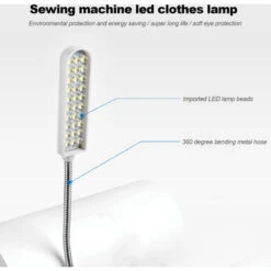 30LED Super Bright Macchina Da Cucire Per Abbigliamento Luce Multifunzionale Flessibile Per Macchina Da Cucire, Lampada A LED A Risparmio Energetico -Elettrodomestici Negozio 77489918 4