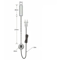 30LED Super Bright Macchina Da Cucire Per Abbigliamento Luce Multifunzionale Flessibile Per Macchina Da Cucire, Lampada A LED A Risparmio Energetico -Elettrodomestici Negozio 77489918 5