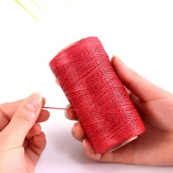 150D Corde Cerate Poliestere Filo Per Cucire In Pelle Per Tutti Gli Usi Piatto Cera Cuciture Stringhe Per Legatoria Macrame Artigianato Braccialetti FAI DA TE -Elettrodomestici Negozio 77493470 4
