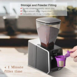 Riempitrice Per Polvere Riempitrice Per Polvere Di Caffè Per K-cup 1.0 Dispenser Per Capsule Di Caffè Contenitore Per Polvere Di Caffè -Elettrodomestici Negozio 77495730 5