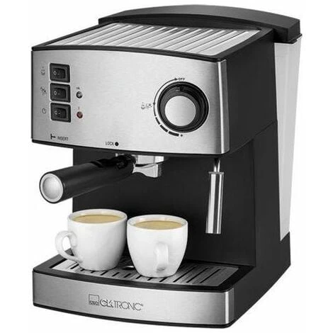 Clatronic ES 3643 Macchina Per Caffe' Espresso 15 Bar Nero/Inox 4 Clatronic ES 3643 Macchina Per Caffe' Espresso 15 Bar Nero/Inox - immagine 2