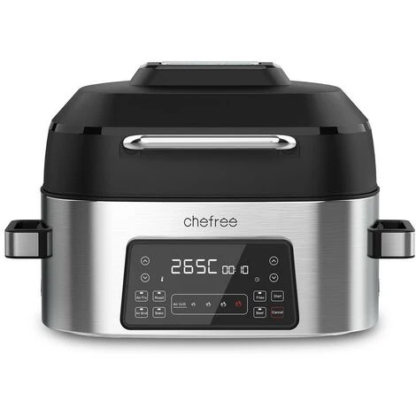 CHEFREE AFG01 - Friggitrice Ad Aria Forno 1650W & 6L - 8-in-1 - 4 Livelli Di Riscaldamento 3 CHEFREE AFG01 - Friggitrice Ad Aria Forno 1650W & 6L - 8-in-1 - 4 Livelli Di Riscaldamento