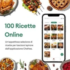 CHEFREE AFG01 - Friggitrice Ad Aria Forno 1650W & 6L - 8-in-1 - 4 Livelli Di Riscaldamento 11 CHEFREE AFG01 - Friggitrice Ad Aria Forno 1650W & 6L - 8-in-1 - 4 Livelli Di Riscaldamento -Elettrodomestici Negozio 78319056 5