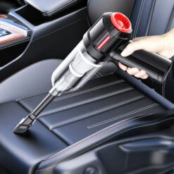 Aspirapolvere Wireless Portatile Acchiappapolvere Domestico Collettore Di Polveri Multifunzione Asciutto E Bagnato A Doppio Uso (nero, Configurazione Standard) -Elettrodomestici Negozio 78392014 3